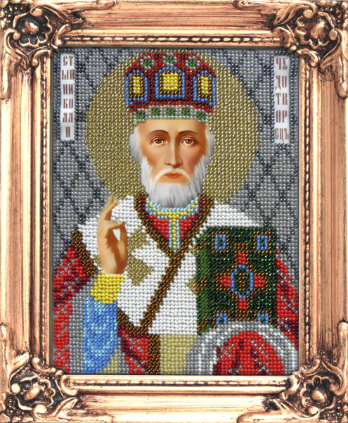 Набор для вышивания бисером Святой Николай