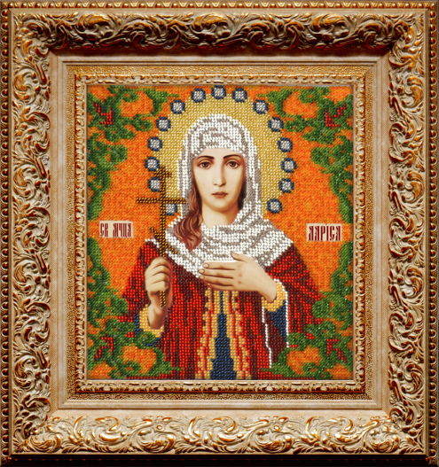 Набор для вышивания бисером: Икона Святая Лариса