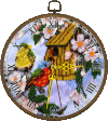 Часы Птичий дом