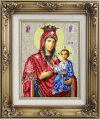 Иверская икона Божией Матери для вышивки бисером