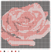 Схема для вышивки бисером Роза