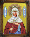 Бисерный набор икона Святая Христина(Кристина)