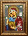  Икона Божией Матери Акафистная для вышивки бисером (облонги) L-149