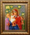  Икона Божией Матери Трех радостей для вышивки бисером (облонги) L-150