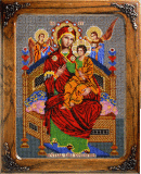 Бисерный набор Икона Божией Матери «Всецарица»